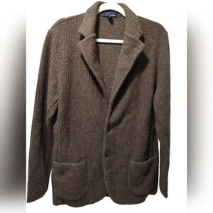 Lardini Italian alpaca/wool knit blazer